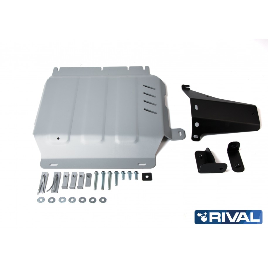 Navara D23  Blindage boite de transfert 6mm RIVAL  2333.4173.1.6