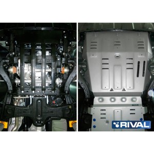 Amarok 2016+ Blindage moteur et radiateur 6mm RIVAL 2333.5836.1.6