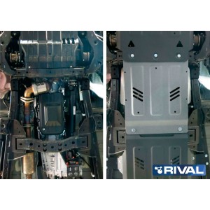 Blindage boite de vitesse  aluminium 6mm RIVAL  L200 après 2015 2333.4047.1.6