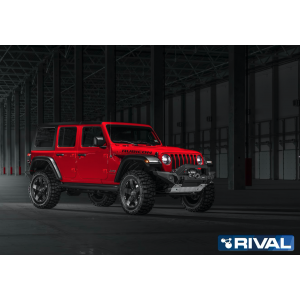 Pare chocs avant Rival en aluiminium pour Jeep Wrangler JK et JL  2D.2701.1