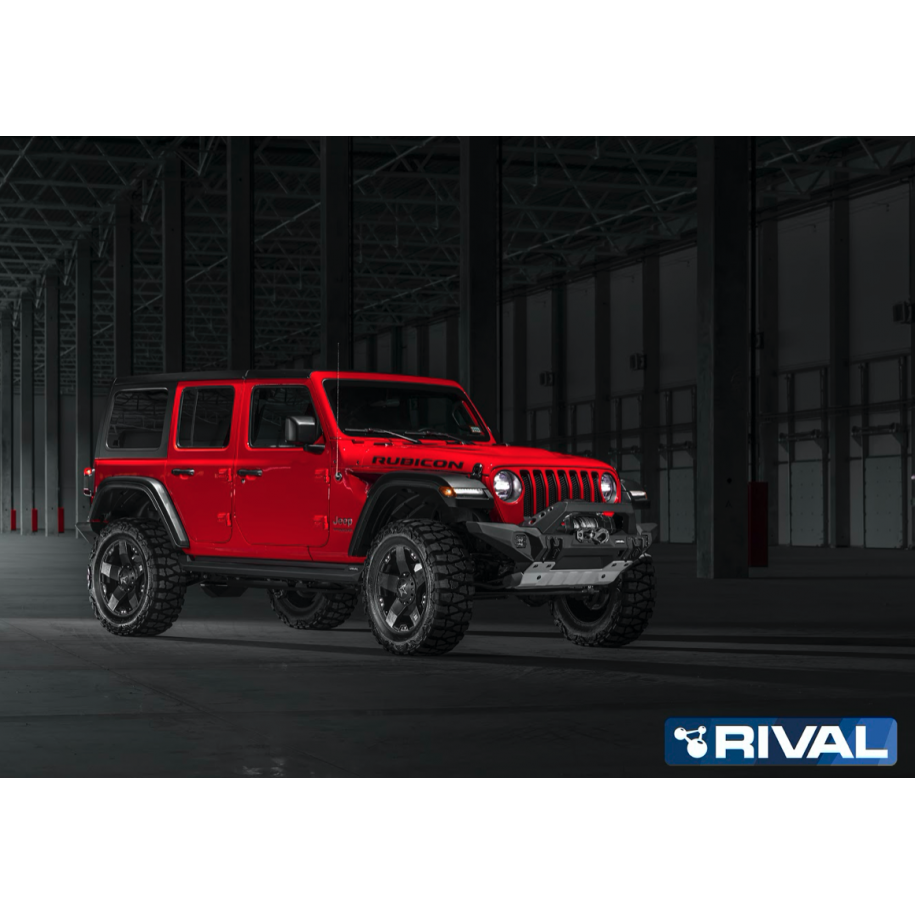 Pare chocs avant Rival en aluiminium pour Jeep Wrangler JK et JL  2D.2701.1