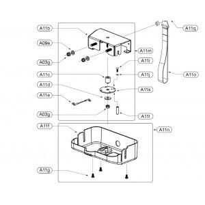 Bloc serrure mountain top pour couvre benne alu