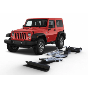 Kit complet 6 blindages blindage wrangler jk 3.6l essence 2 portes