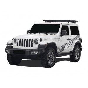 Kit de 1/2 galerie de toit Extreme pour une Jeep Wrangler JL 2 Portes (2018-jusqu’à présent) - de Front Runner KRJW006T