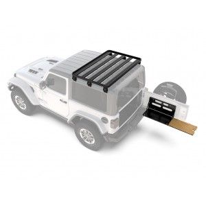 Kit de 1/2 galerie Slimline II avec table pliante pour une Jeep Wrangler JL 2 portes (2018 - jusqu’à présent) - de Front