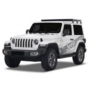 Kit de 1/2 galerie Slimline II avec table pliante pour une Jeep Wrangler JL 2 portes (2018 - jusqu’à présent) - de Front