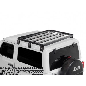 Kit de 1/2 galerie Slimline II avec table pliante pour une Jeep Wrangler JL 2 portes (2018 - jusqu’à présent) - de Front