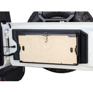 Kit de 1/2 galerie Slimline II avec table pliante pour une Jeep Wrangler JL 4 portes (2018 - jusqu’à présent) - de Front