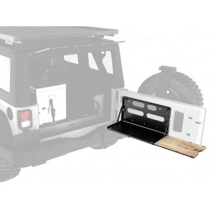 Kit de 1/2 galerie Slimline II avec table pliante pour une Jeep Wrangler 4 xe (2021 - jusqu’à présent)/ Haut - de Front 