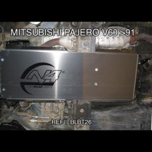 Mitsubishi Pajero IV Blindage Boite de transfert + boite de vitesse