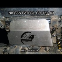 Nissan GR Y60 Blindage avant  chassis 630mm