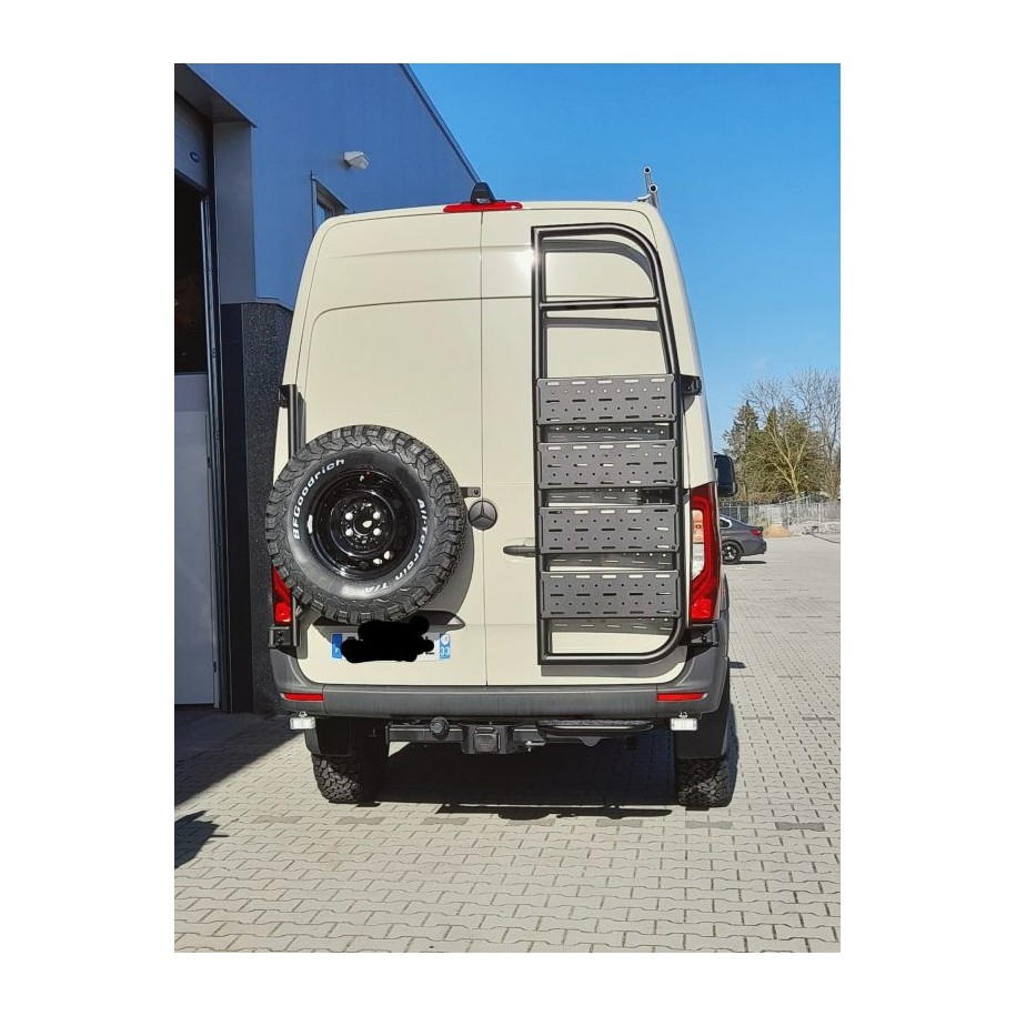 Porte tout aluminium avec echelle pour Sprinter W907 Dutch Van parts