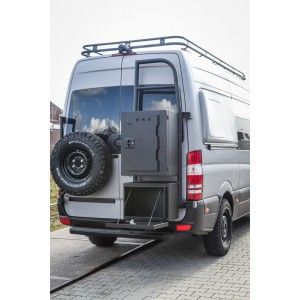 Porte tout aluminium avec echelle pour Sprinter W906