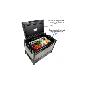 Réfrigérateur / congélateur ARB Zero 69L 10802693 double compartiment