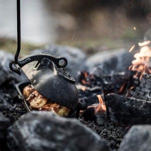 Rôtissoire à pommes de terre en fonte petromax