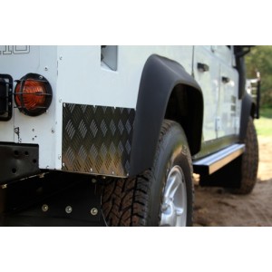 Protection de bas de caisse pour un Land Rover Defender 110 / Noir - de Front Runner