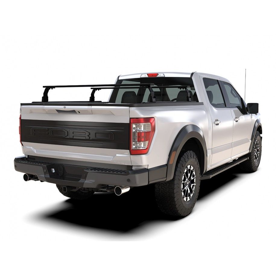 Kit de double barres de toit pour un Ford F-150 5.5' Super Crew (2009 - ) Kit de double barres de toit pour un Ford F-150 5.5' Super Crew (2009 - )