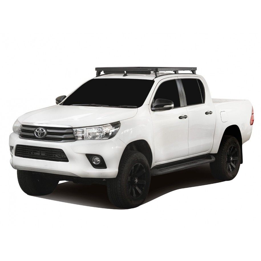 Kit de galerie Slimline II pour une Toyota Hilux Revo DC (2016 - ) / Rails et Pieds Kit de galerie Slimline II pour une Toyota Hilux Revo DC (2016 - ) / Rails et Pieds