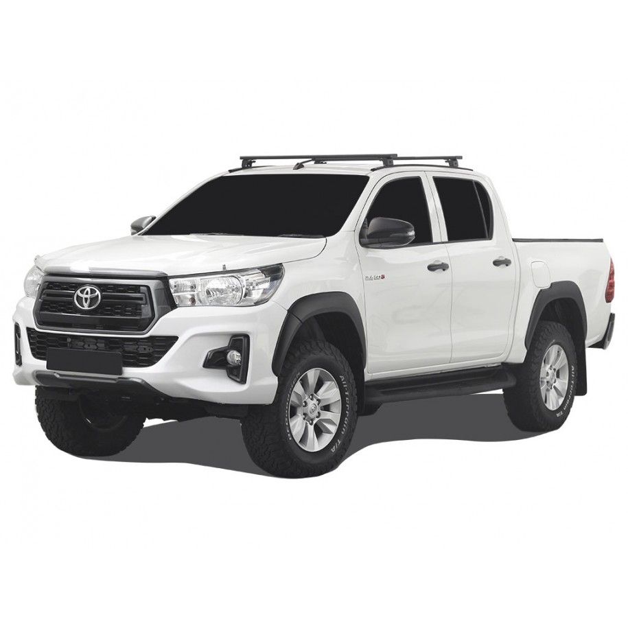 Kit de barres de toit pour une Toyota Hilux Revo DC (2016 - ) / Rails AND Pieds Kit de barres de toit pour une Toyota Hilux Revo DC (2016 - ) / Rails AND Pieds