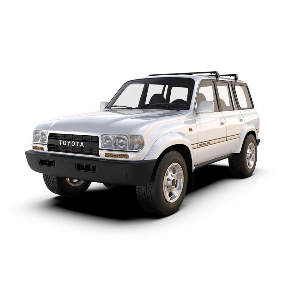 Kit de barres de toit pour une Toyota Land Cruiser 80 / Montage pour gouttière - Front Runner Kit de barres de toit pour une Toyota Land Cruiser 80 / Montage pour gouttière - Front Runner