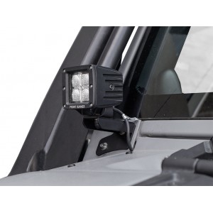 Support de phares sur pare-brise pour une Jeep Wrangler JK/JKU - Front Runner