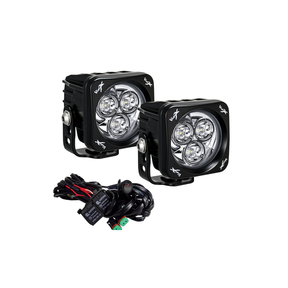 Vision X Lighting CG2-CPM310KIT 3.7 in. 3 LED CG2 Mini Light Cannons