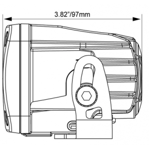 Kit de projecteur Vision X 3,7" CG2 à LED multiple