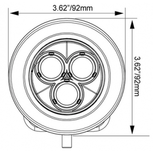 Kit de projecteur Vision X 3,7" CG2 à LED multiple