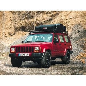 Kit de galerie Slimline II pour une Jeep Cherokee Sport XJ.