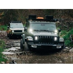 Kit de 1/2 galerie Slimline II pour une Jeep Wrangler JL 4 portes (2018 et +)