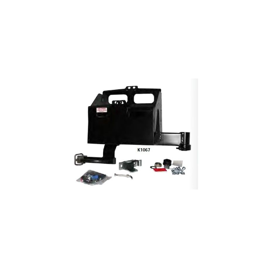 Porte jerrycan droit pour Dmax avant 2012