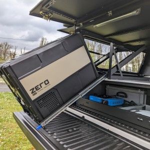 Ford Ranger Raptor 2022-Plateau ROCKALU coulissant/basculant - Réfrigérateur (850x530mm)