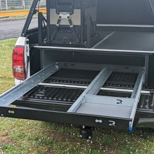 Ford Ranger Raptor 2022-Tiroir ROCKALU Extra Cabine 1696 x 1500 mm