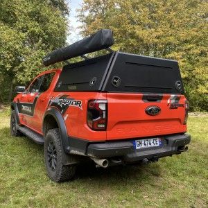 Ford Ranger PX II 2015 2018-Hardtop 2 ROCKALU aluminium Ford Ranger 2011+ Extra cab (noir)