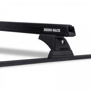 Ford Ranger Raptor 2022-Kit x2 barres de toit 1250mm Heavy Duty Rhino-rack (sur rails de toit) RCH4+RB1250