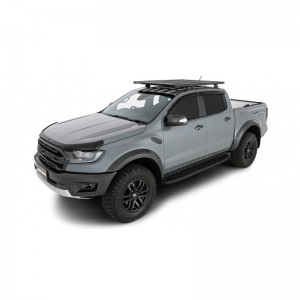 Ford Ranger Raptor 2018 2022-Kit galerie de toit plateforme Pioneer Rhino-rack 1528 x 1236mm (sur rails de toit) RLT600+52100