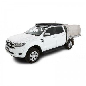 Ford Ranger Raptor 2018 2022-Kit galerie de toit plateforme Pioneer Rhino-rack 1528 x 1236mm (système backbone) RFRB1+52100