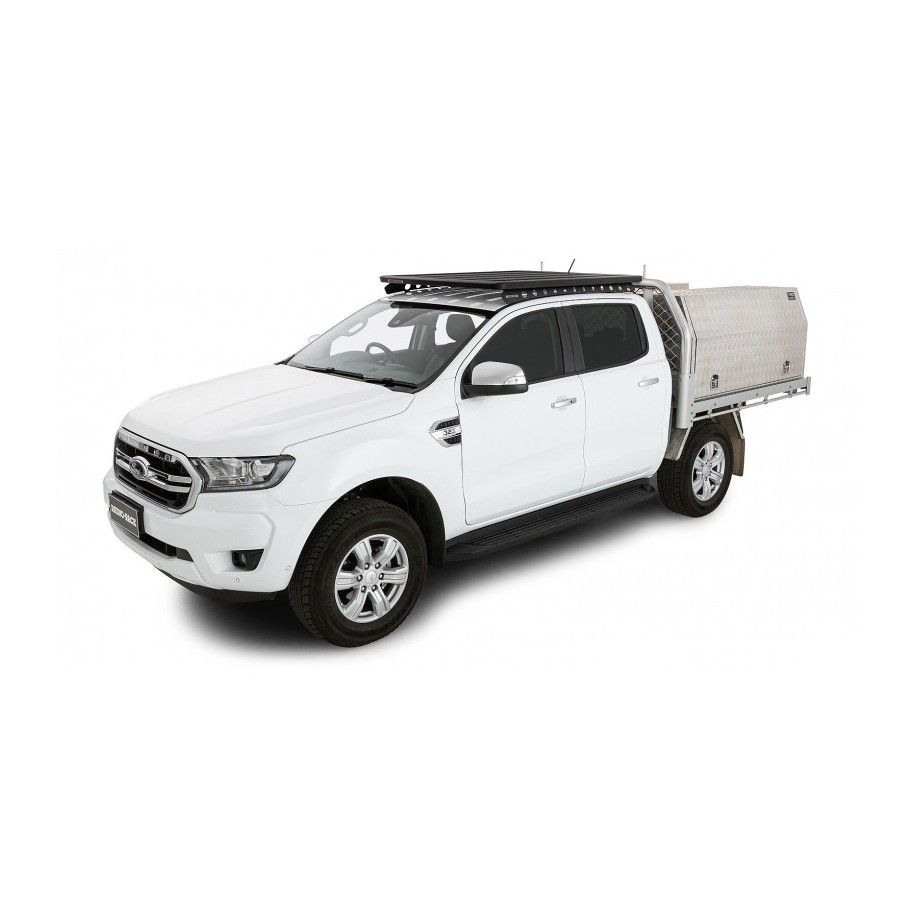 Ford Ranger Raptor 2018 2022-Kit galerie de toit plateforme Pioneer Rhino-rack 1528 x 1236mm (système backbone) RFRB1+52100 Ford Ranger Raptor 2018 2022-Kit galerie de toit plateforme Pioneer Rhino-rack 1528 x 1236mm (système backbone) RFRB1+52100