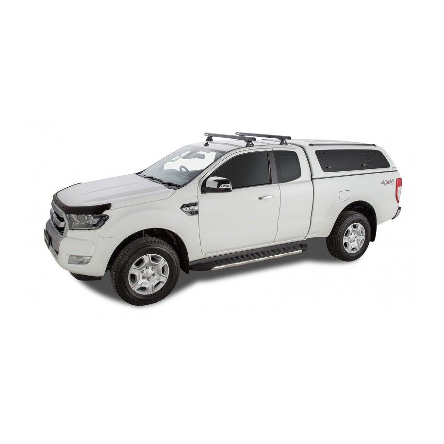 Ford Ranger PX III 2019 2022-Kit x2 barres de toit 1250mm Heavy Duty (sur rails de toit) RLT600+RB1250 Ford Ranger PX III 2019 2022-Kit x2 barres de toit 1250mm Heavy Duty (sur rails de toit) RLT600+RB1250