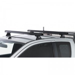 Ford Ranger PX III 2019 2022-Kit x2 barres de toit 1250mm Heavy Duty (sur rails de toit) RLT600+RB1250