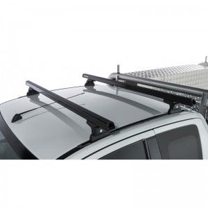 Ford Ranger PX III 2019 2022-Kit x2 barres de toit 1250mm Heavy Duty (sur rails de toit) RLT600+RB1250