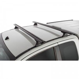 Ford Ranger PX III 2019 2022-Kit x2 barres de toit 1260mm Heavy Duty (sur rails de toit) RLT600+VA126