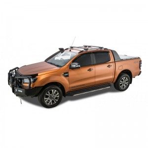 Ford Ranger PX III 2019 2022-Kit x2 barres de toit 1260mm Vortex Rhino-rack (sur barres d'origine) SX100+VA126