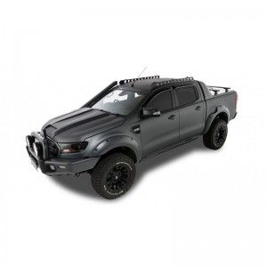 Ford Ranger PX III 2019 2022-Kit galerie de toit plateforme Pioneer Rhino-rack 1528 x 1236mm (système backbone) RFRB2+52100