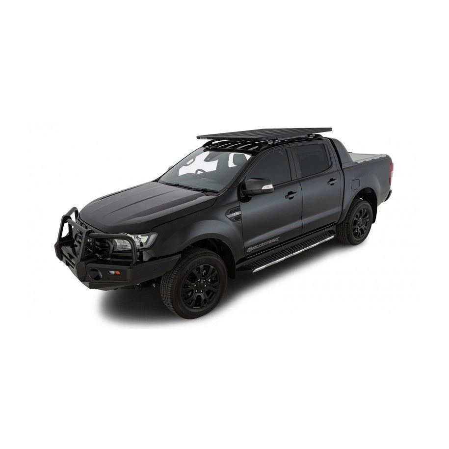 Ford Ranger PX III 2019 2022-Kit galerie de toit plateforme Pioneer Rhino-rack 1528 x 1276mm (sur barres d'origine) SX100+52101 Ford Ranger PX III 2019 2022-Kit galerie de toit plateforme Pioneer Rhino-rack 1528 x 1276mm (sur barres d'origine) SX100+52101