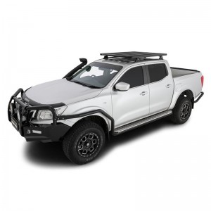 Ford Ranger PX III 2019 2022-Kit galerie de toit plateforme Pioneer Rhino-rack 1328 x 1236mm (sur rail de toit) RLT600+52109