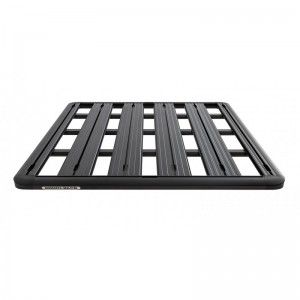 Ford Ranger PX III 2019 2022-Kit galerie de toit plateforme Pioneer Rhino-rack 1328 x 1236mm (sur rail de toit) RLT600+52109