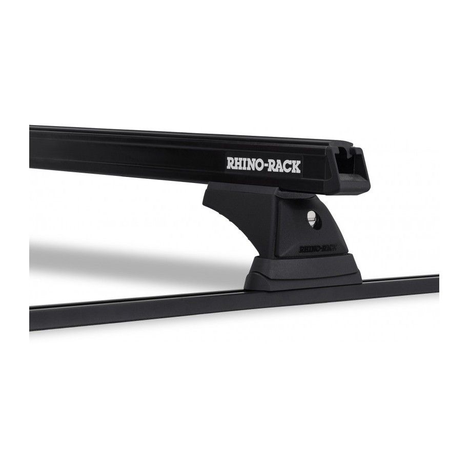 Ford Ranger 2009 2011-Kit x2 barres de toit 1250mm Heavy Duty Rhino-rack (sur rails de toit) RCH4+RB1250