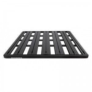 Ford Ranger PX III 2019 2022-Kit galerie de toit plateforme Pioneer Rhino-rack 1528 x 1276mm (sur barres d'origine) SX100+52101