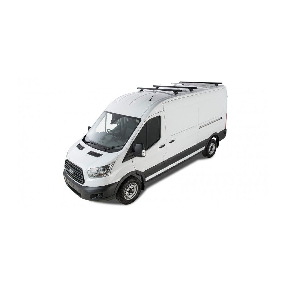 Ford Transit 2014-Heavy Duty RLTP Noir 3 barres de toit Ford Transit 2014-Heavy Duty RLTP Noir 3 barres de toit